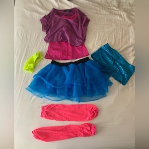 80’s Workout Video Outfit or Costume. Halloween, Rave or Festival Outfit
